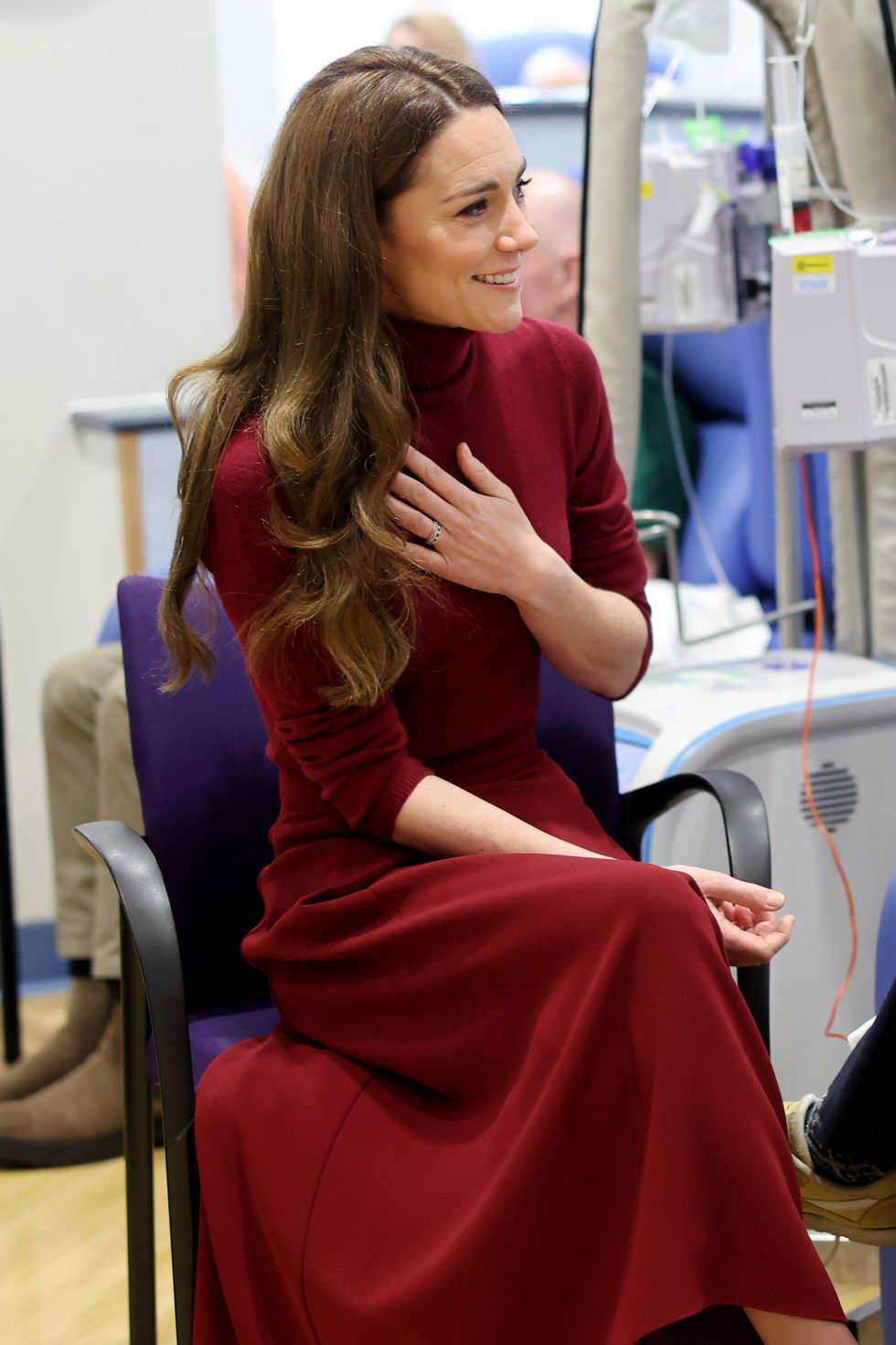 the princess of wales visits the royal marsden hospital