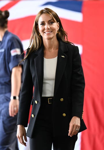 princess of wales visits royal naval air station yeovilton