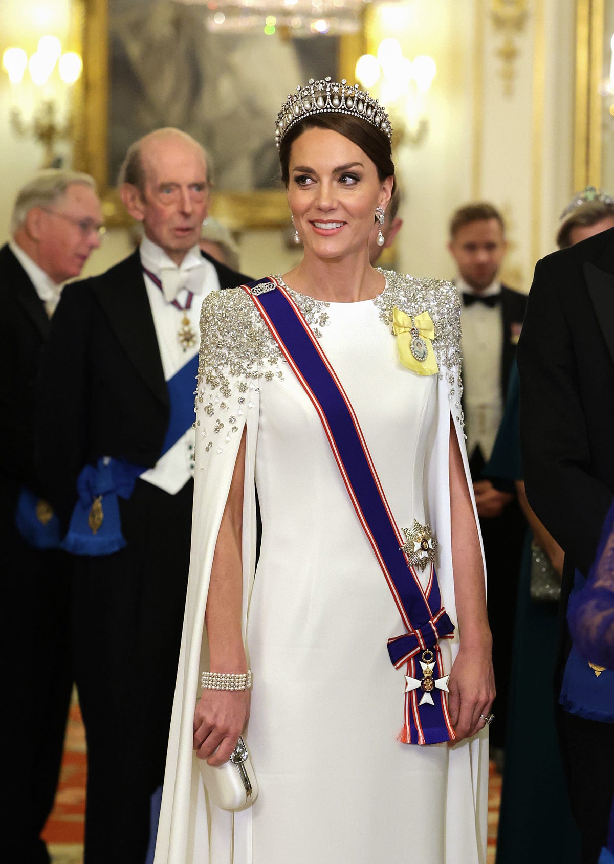 Kate Middleton Wears First Tiara as Princess of Wales at State Banquet