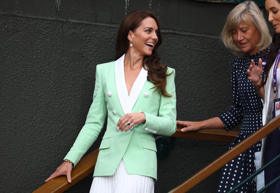 Kate Middleton Straalt Tijdens Wimbledon In Déze Frisse Modekleur