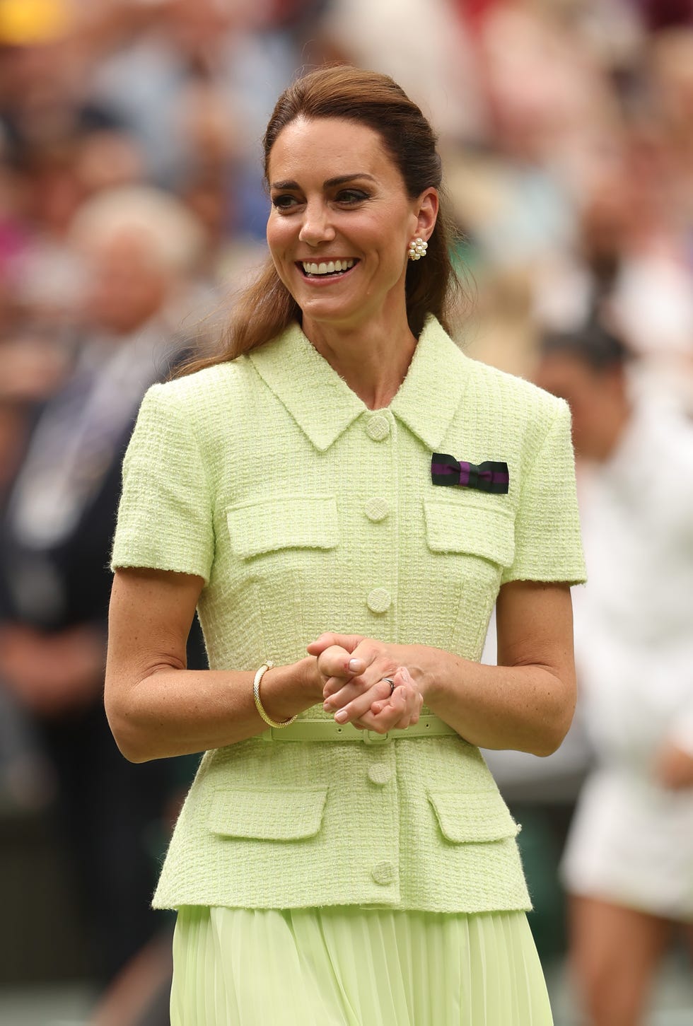 Kate Middleton Stunned in Green Dress at Wimbledon