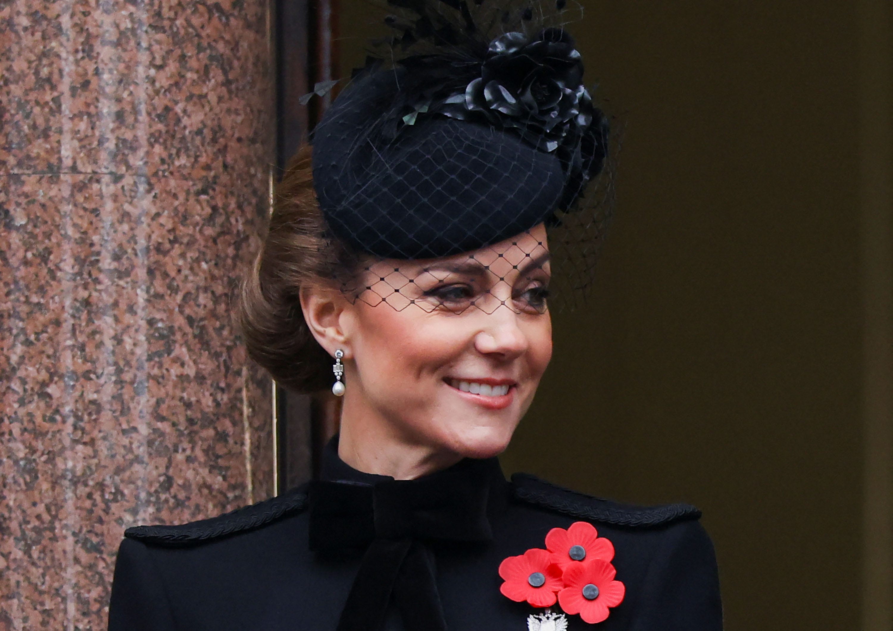 She was wearing the late Princess Diana's earrings.