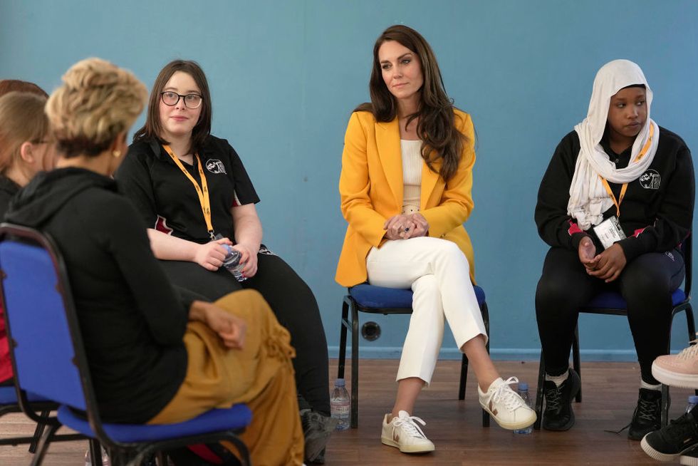 Kate Middleton Wore a Sunny Yellow Blazer to Mark Mental Health Awareness Week in Bath