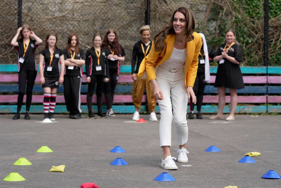 the princess of wales visits dame kelly holmes trust