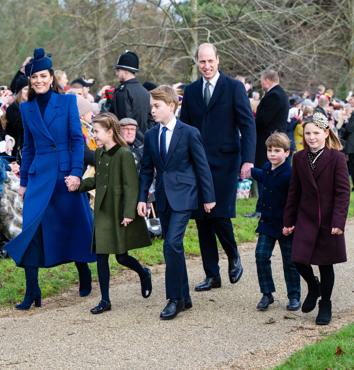 The Best Photos of the Royal Family at Sandringham on Christmas 2023