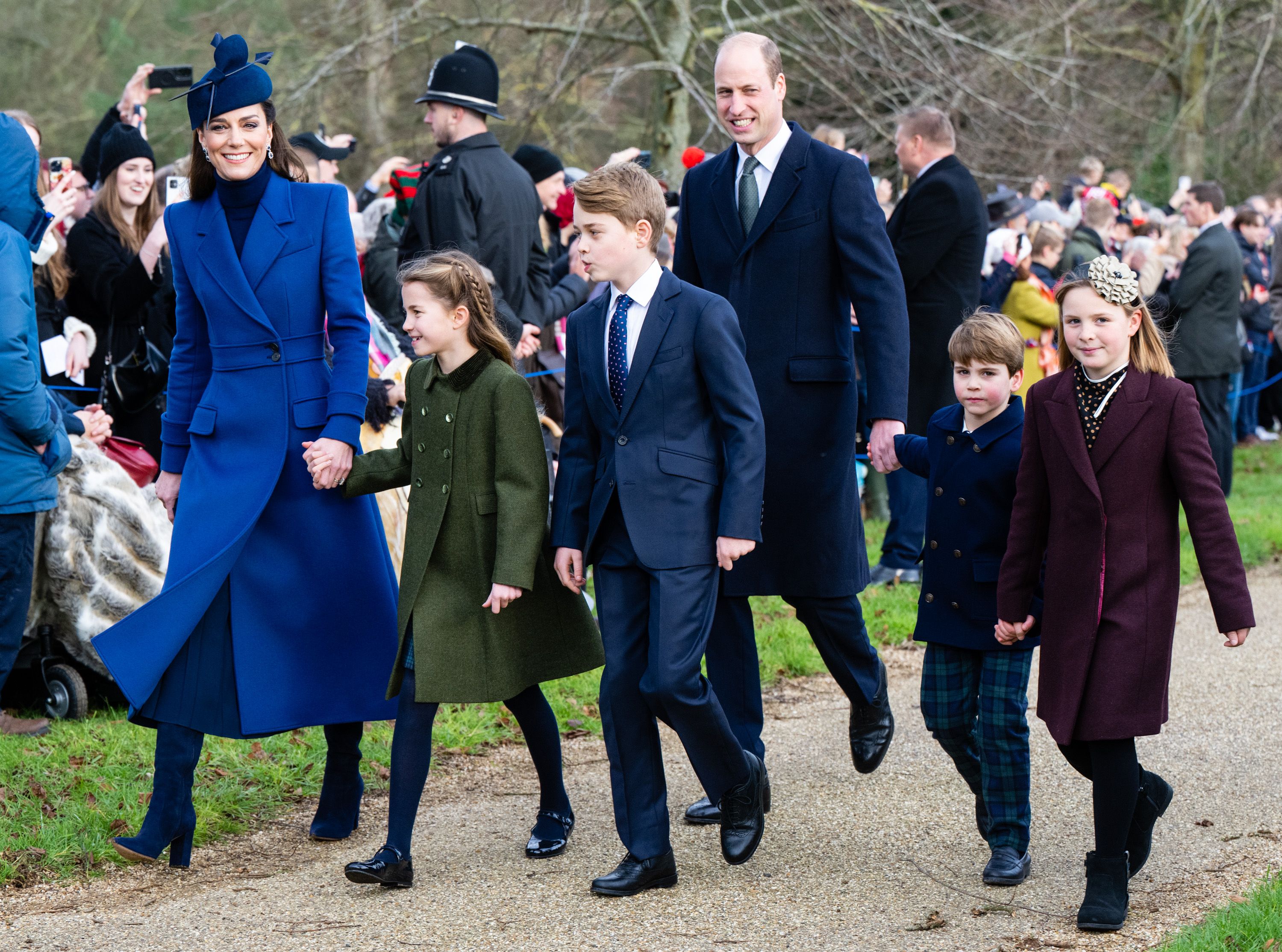 Prince George, Louis & Princess Charlotte's 2023 Christmas Walk Photos