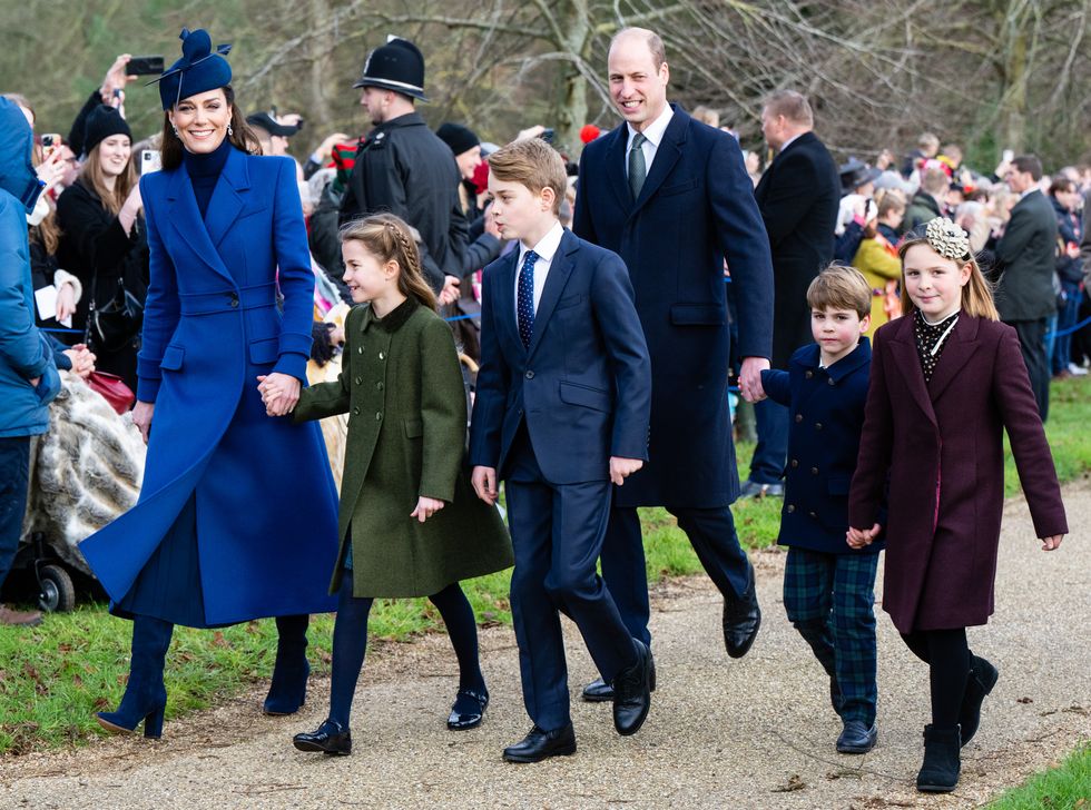 Prince Louis & Princess Charlotte's 2023 Christmas Walk Photos