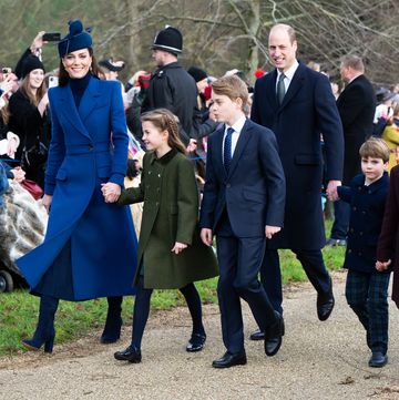 the british royal family attend the christmas morning service