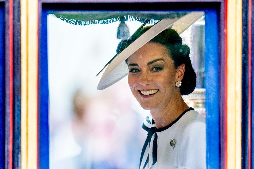 See Kate Middleton's Dramatic Hat by Philip Treacy at Trooping the ...