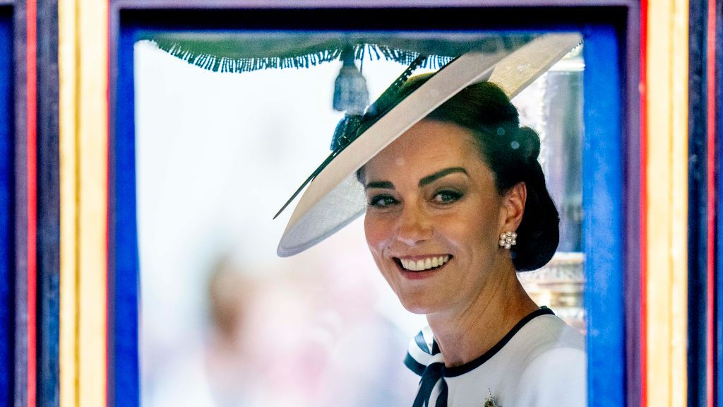 See Kate Middleton's Dramatic Hat by Philip Treacy at Trooping the