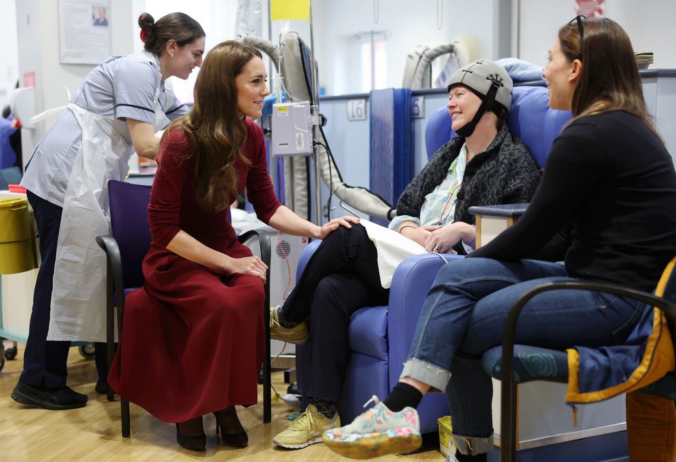 the princess of wales visits the royal marsden hospital