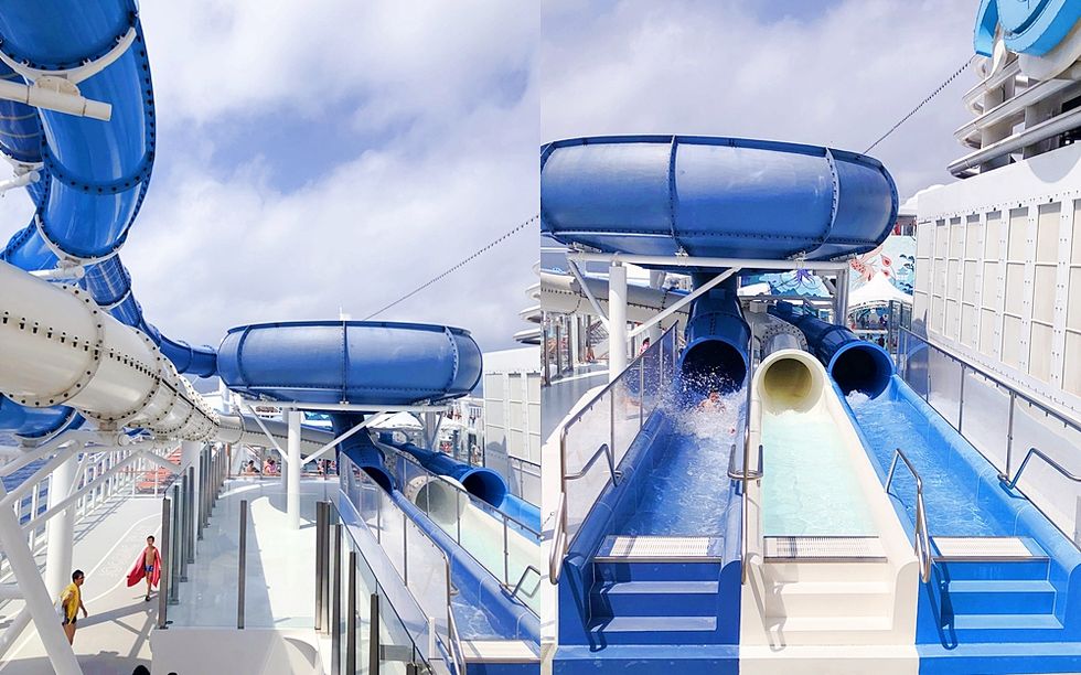 星夢郵輪旗下第二艘郵輪「世界夢號 World Dream」於2017年11月盛大啟航。船上提供超過35種餐飲，首創6條老少皆宜的水上滑梯、星空電影院，按摩、spa水療設施引進進駐於世界夢號。