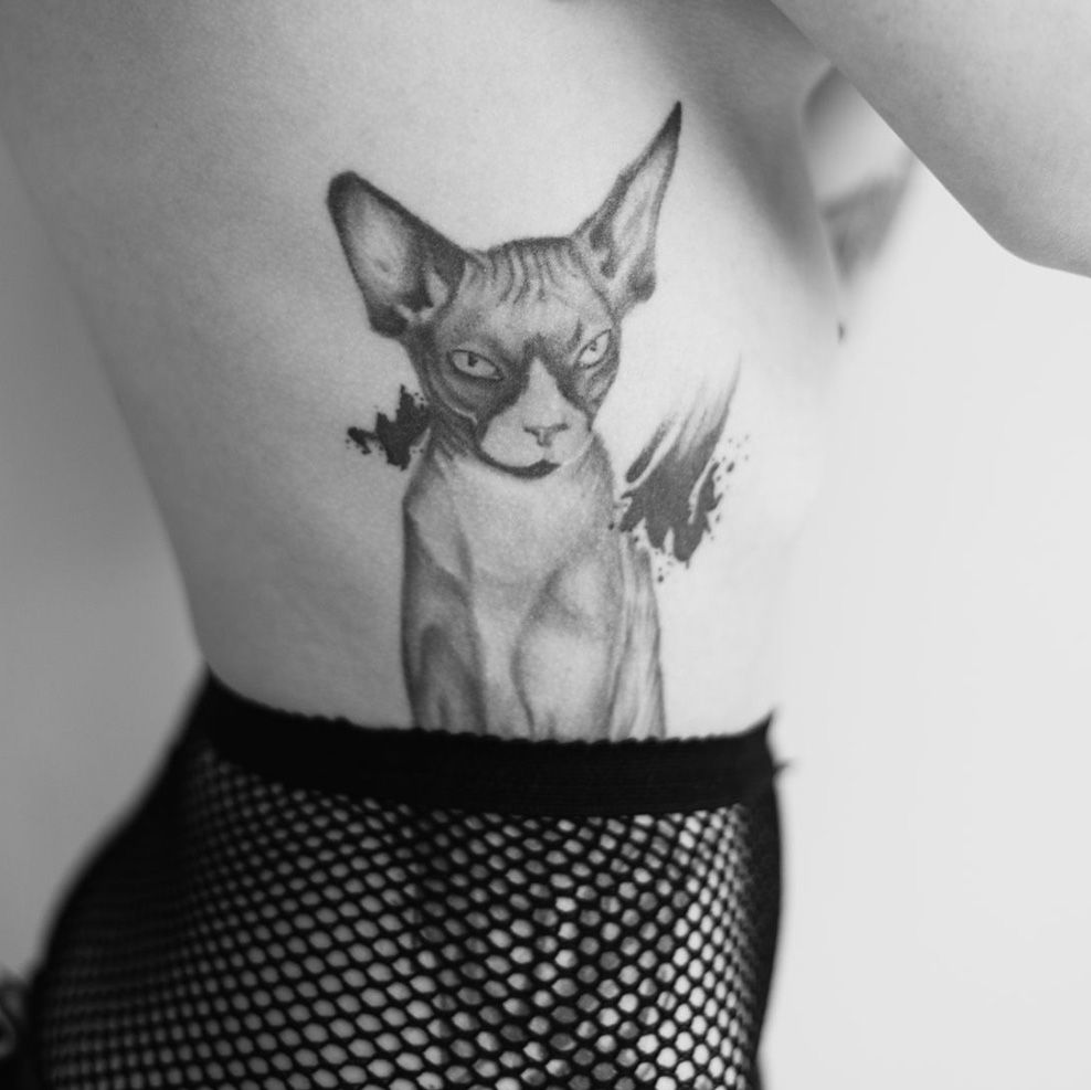 18 Cat Tattoos Ideas to Copy Right Now - Cute Kitten Tattoo Ideas