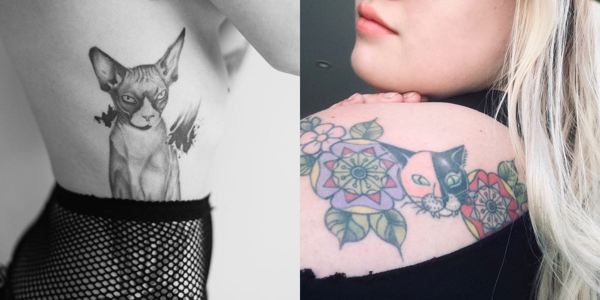 Top Minimal And Small Cat Tattoos You'll Want To See