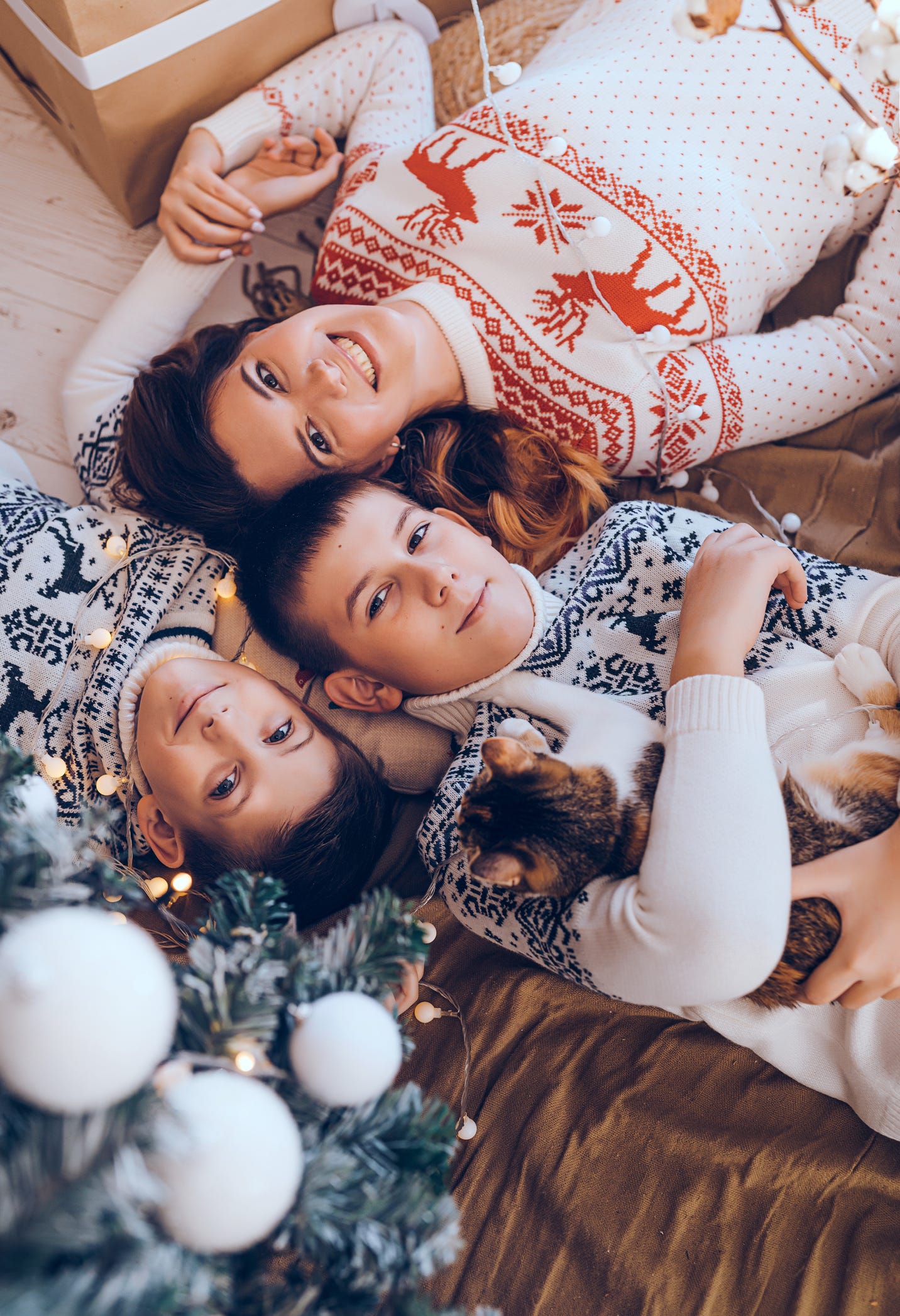 family christmas picture ideas with lights