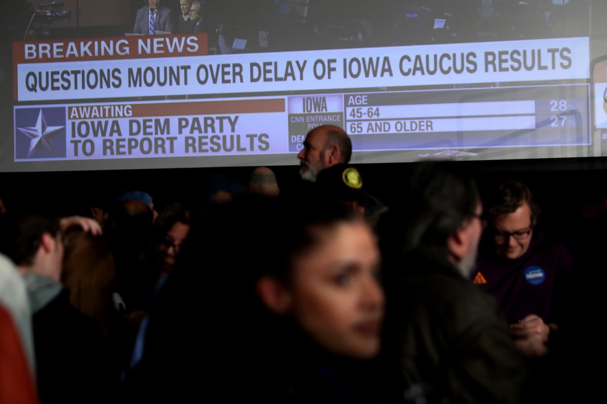 Sen. Bernie Sanders Hosts Watch Party On Night Of Iowa Caucus