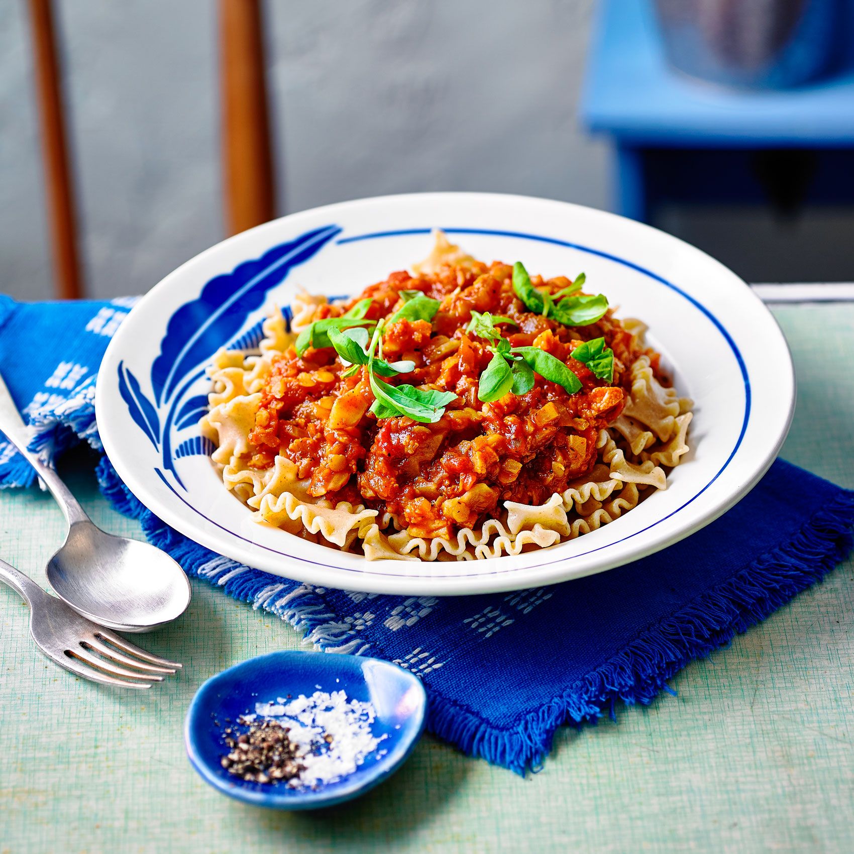 Cauliflower and Lentil Bolognese