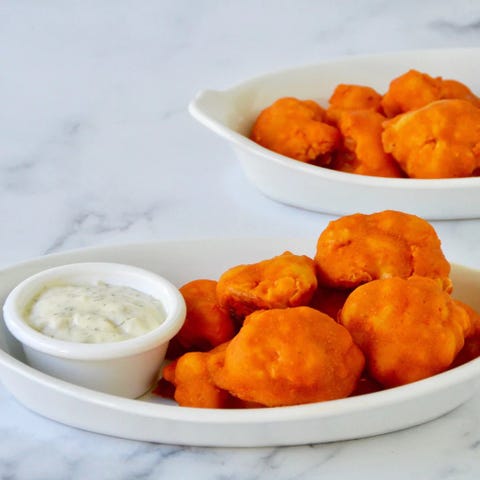 cauliflower buffalo bites, vegan thanksgiving sides