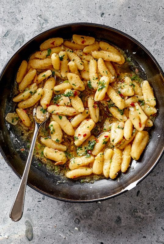 homemade cavatelli