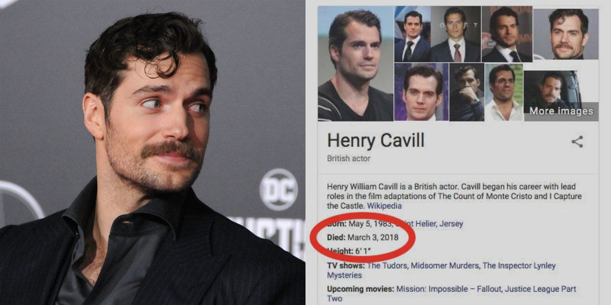 Henry Cavill {Wiki}, Wiki