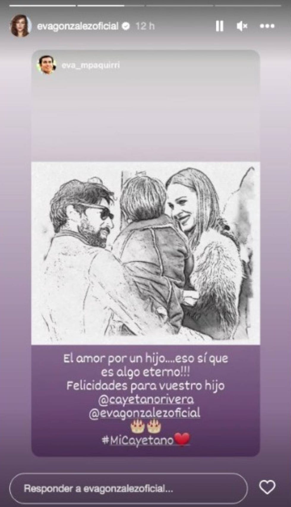 cayetano rivera y eva gonzález