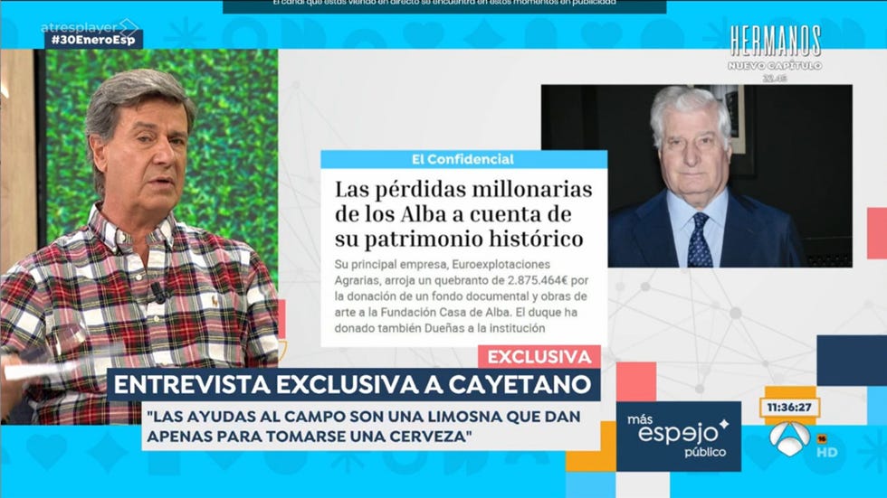 cayetano martinez de irujo en espejo publico con susanna griso