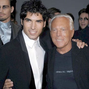 Cayetano Rivera y Giorgia Armani cayetano rivera y giorgia armani