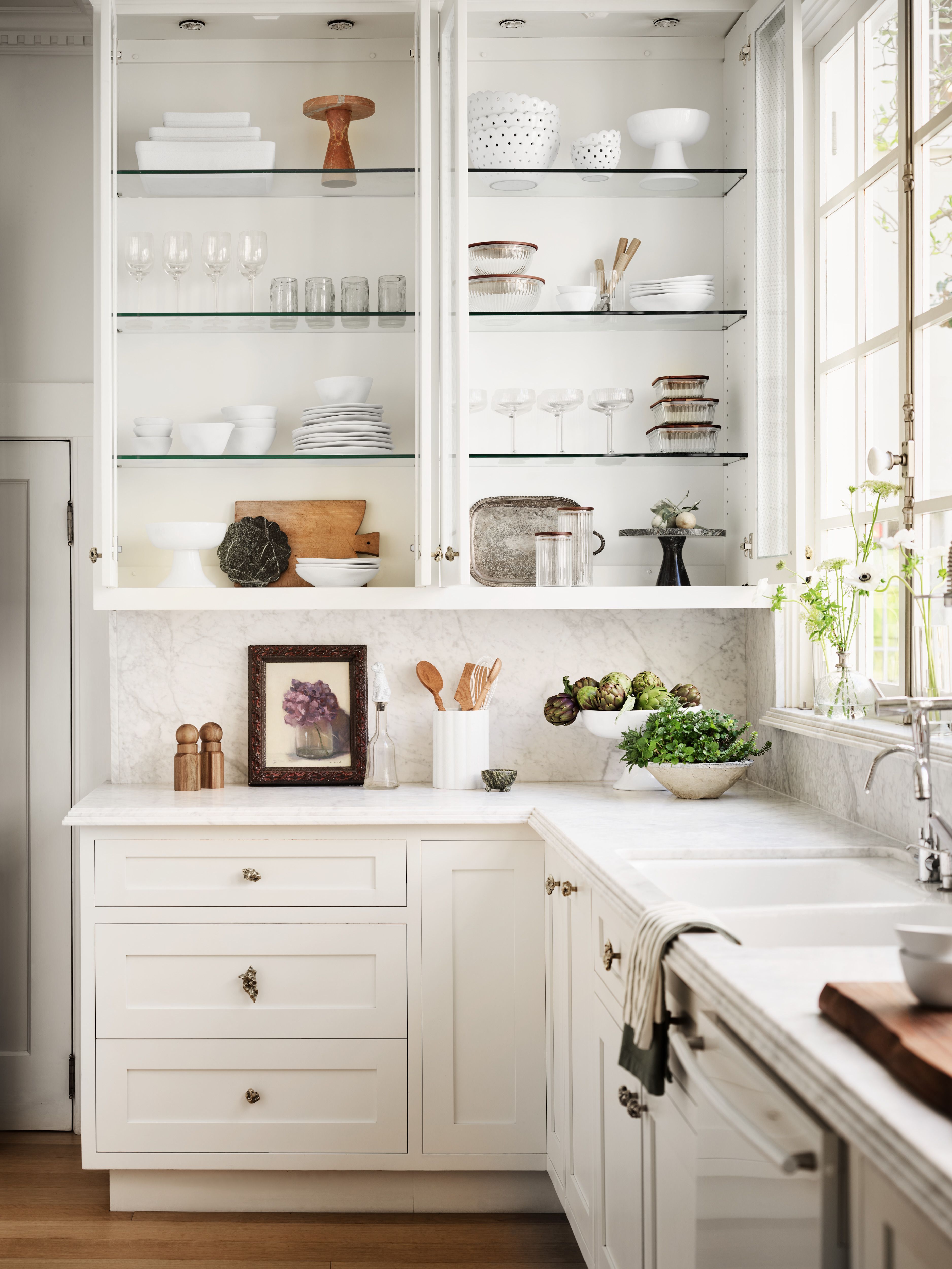 Crate and barrel white cabinet online