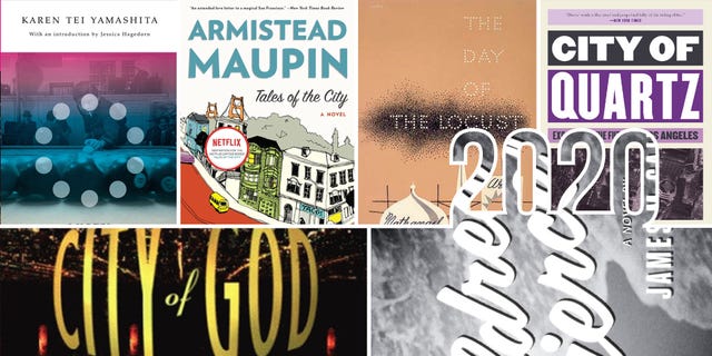 year in review 2020, california book club panelists, i hotel, tales of the city, day of the locust, city of quartz, city of god, mildred pierce