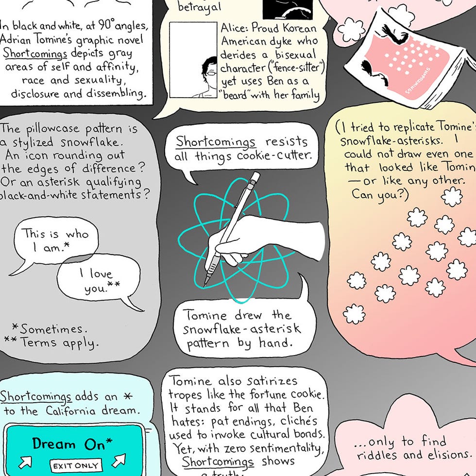 adrian tomine, shortcomings, kate isenberg