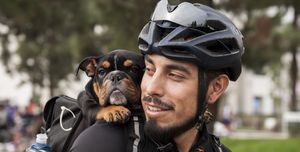 Princess Leia, the bike-riding bulldog of Los Angeles