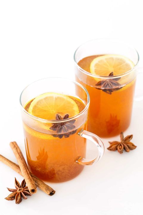 spiced chamomile hot toddy