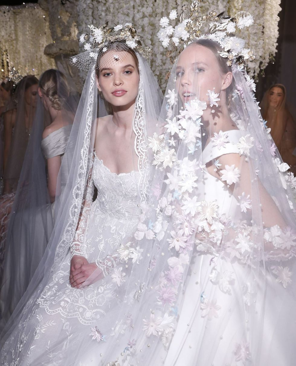 Wedding dress, Veil, Gown, Dress, Bridal accessory, Bride, Bridal veil, Bridal clothing, Clothing, Fashion, 