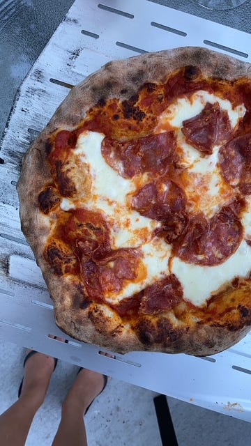 homemade pizza