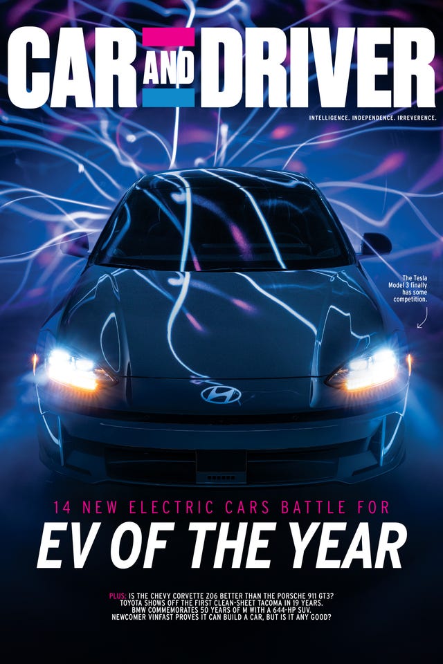 Car and Driver 2023 EV of the Year car and driver 2023 ev of the year