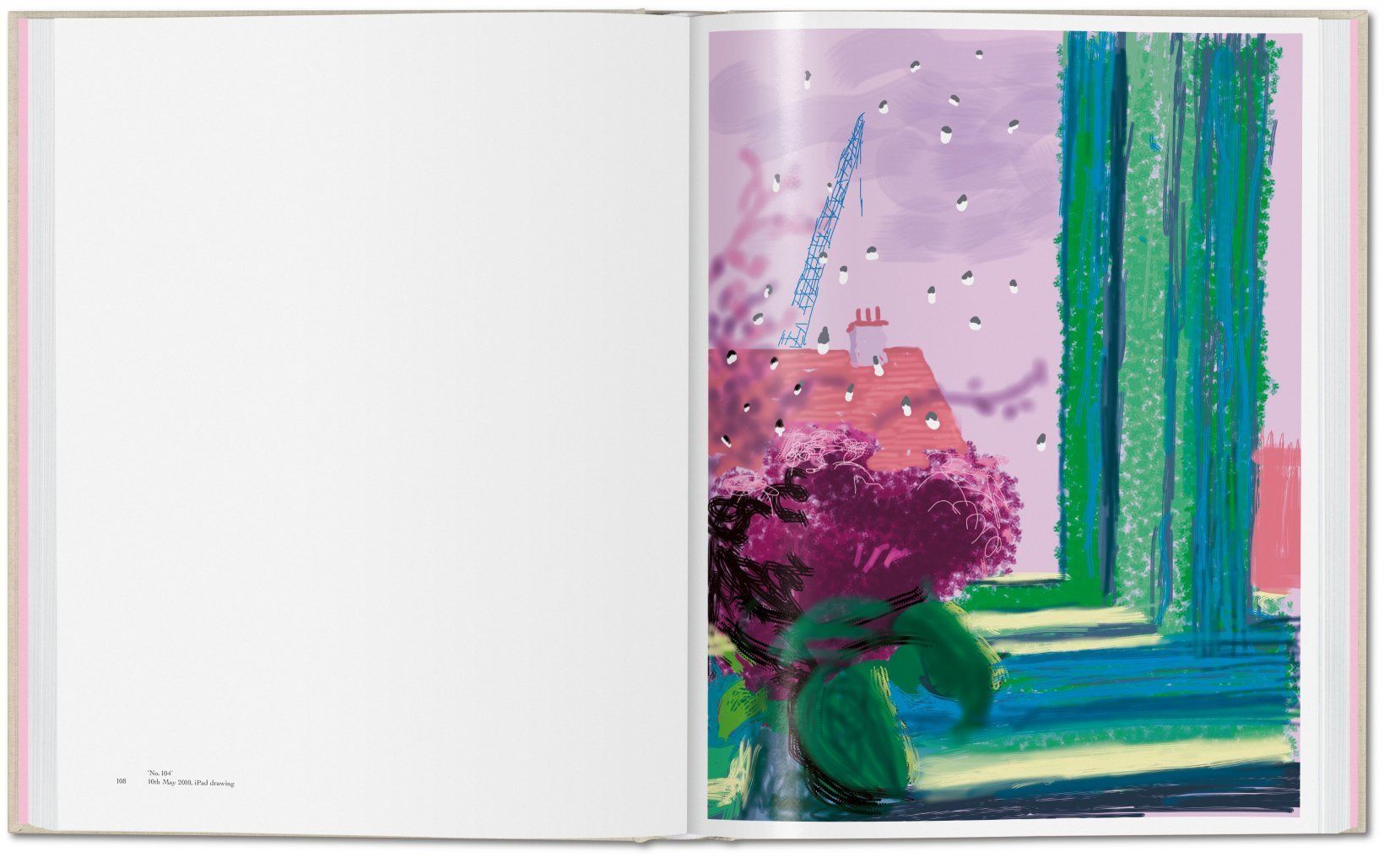 I disegni di David Hockney con l'iPhone nel nuovo libro Taschen My