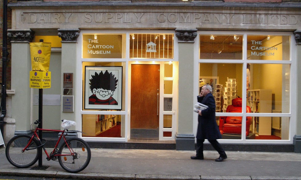 A new cartoon gallery opens in London, 2