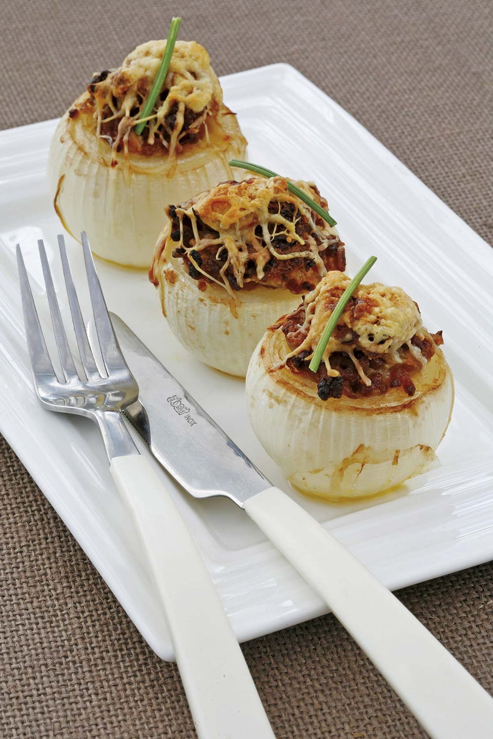cebollas rellenas de carne