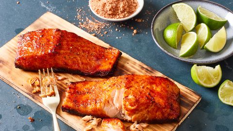 preview for A Cedar Plank Will Add Smokey Goodness To Your Grilled Salmon
