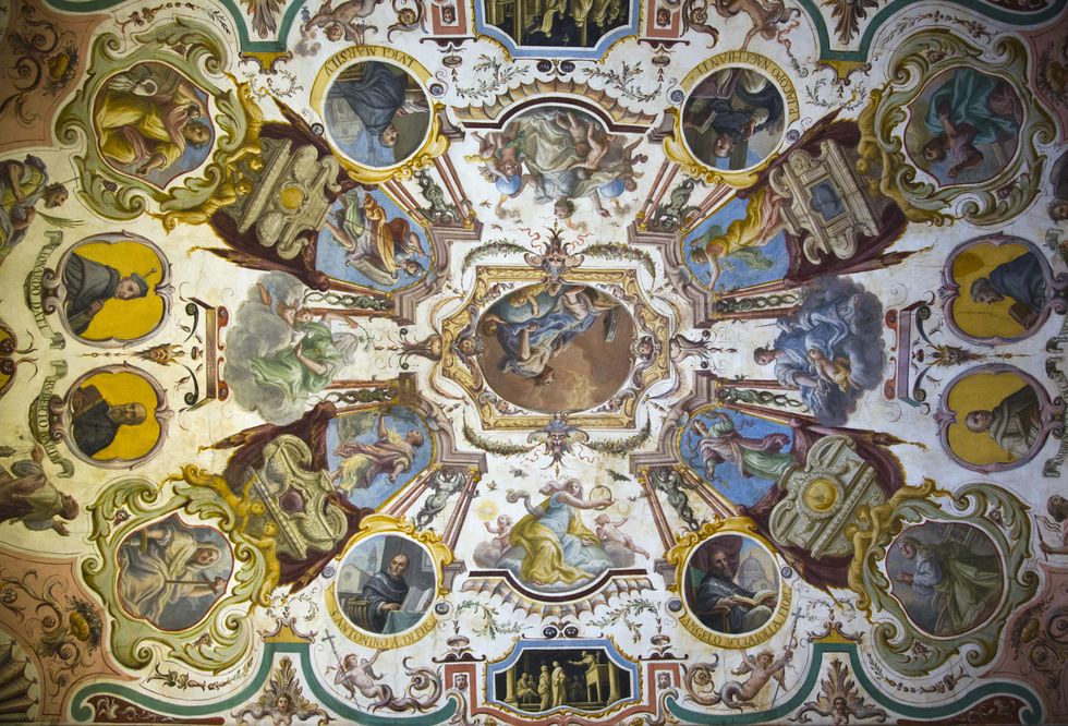 ceiling-frescoes-uffizi-gallery-florence-tuscany-italy
