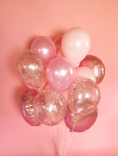 Balloon, Pink, Party supply, Ball, Toy, Party, Party favor, 