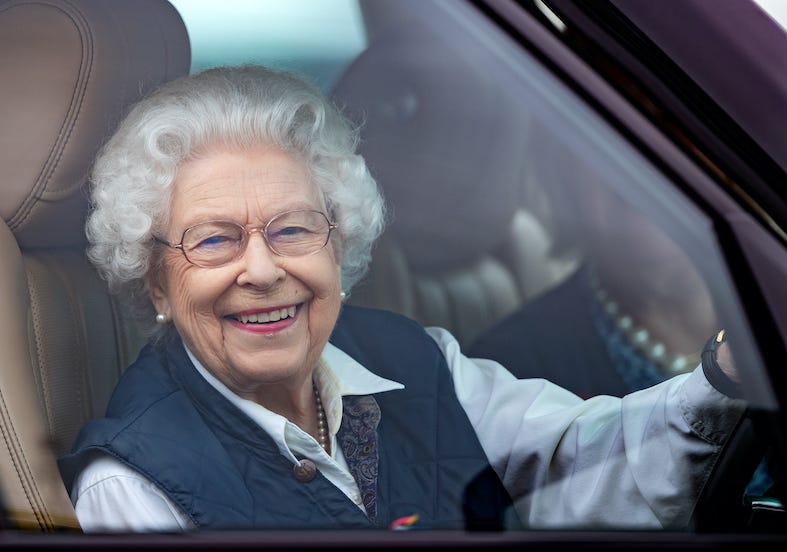 queen elizabeth ii driving