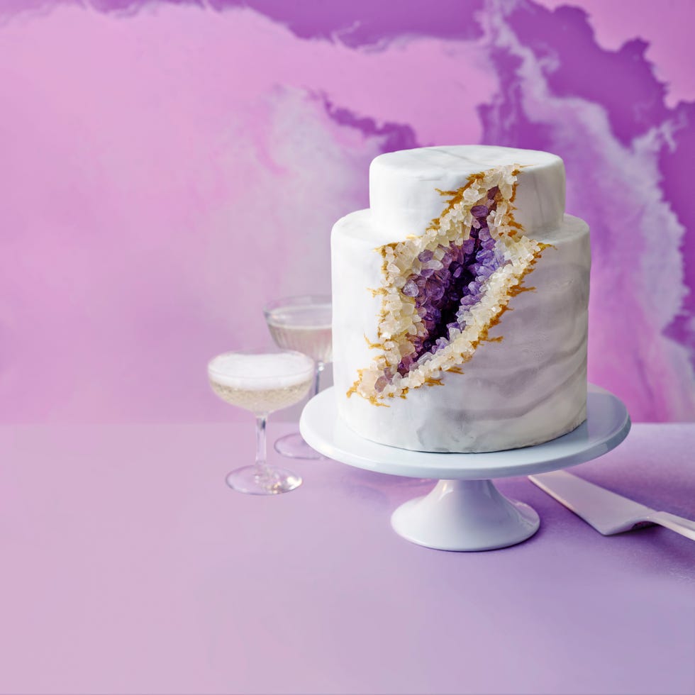 celebration geode cake