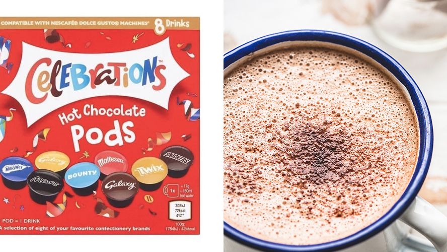 Dolce Gusto Compatible Galaxy Hot Chocolate Pods Maltesers Mars