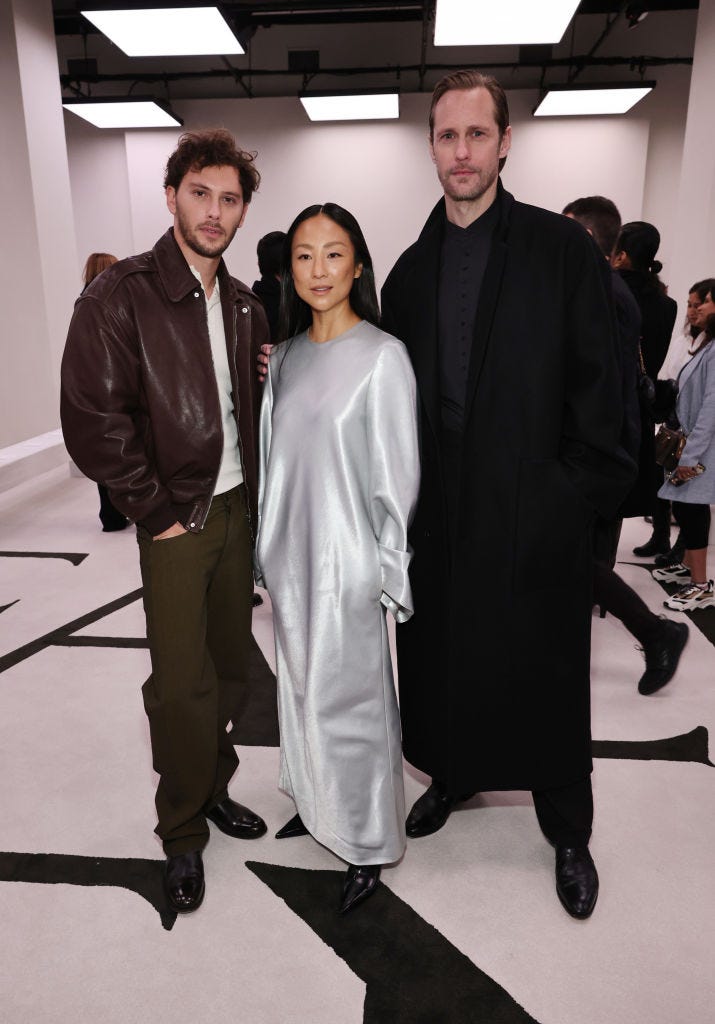 celebrities at new york fashion week