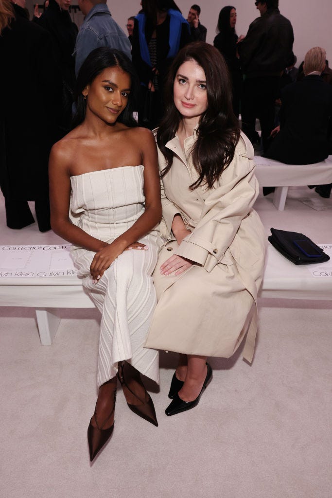 celebrities at new york fashion week