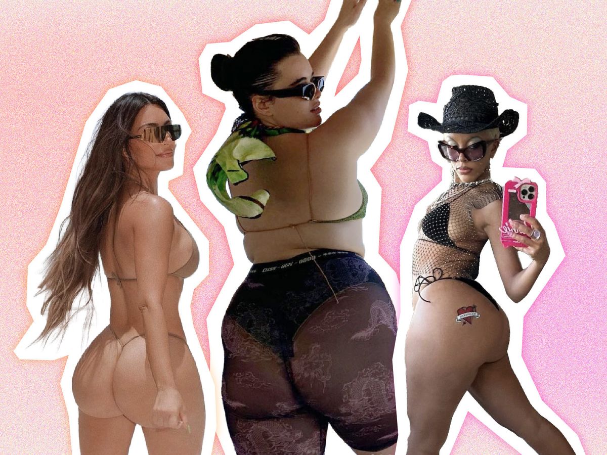 PHOTOS: Lady Gaga Bares Bum In Thong, Sheer Tights