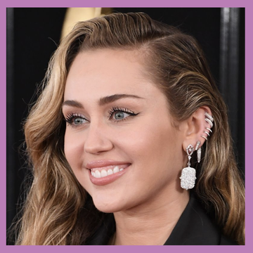 celebrity earrings and stacks featuring dua lipa and miley cyrus on the red carpet