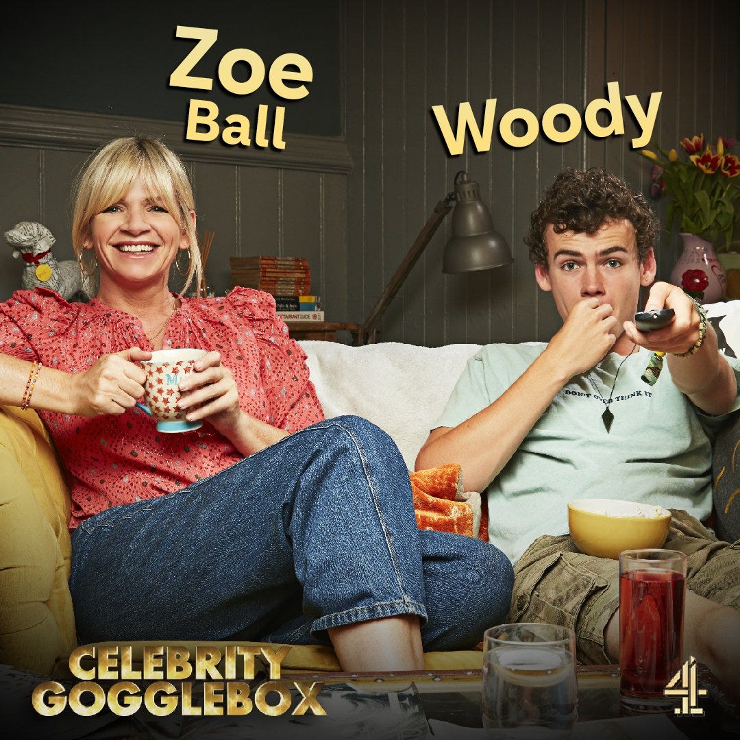 Zoe Ball joins Celebrity Gogglebox following her Strictly exit