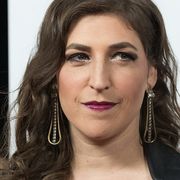 'big bang theory' cast member and 'jeopardy' host mayim bialik with ken jennings